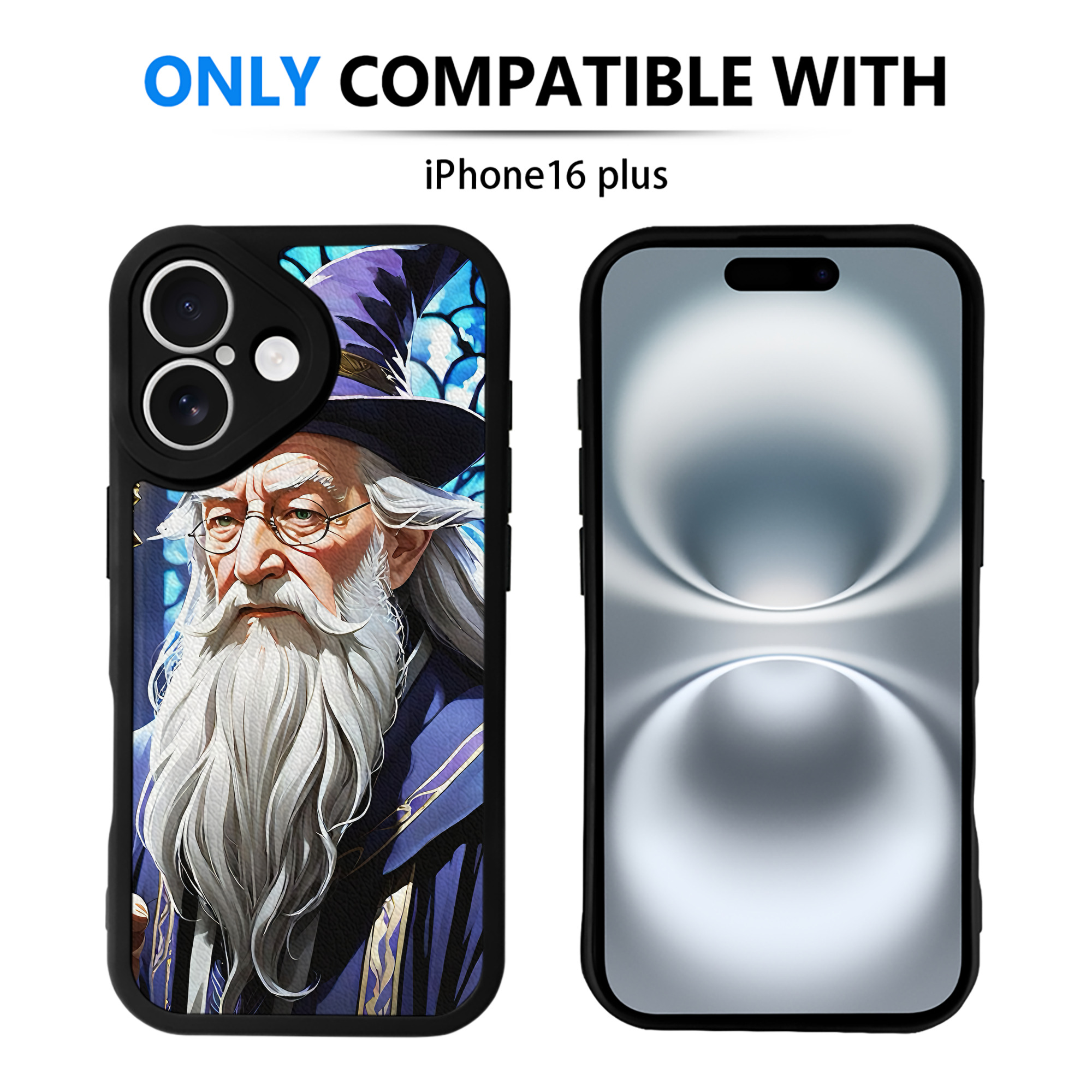 （画像用） Harry Potter ハリー・ポッターシリーズ 【iPhone 16シリーズ対応】シリコンスマホケース（レザー調） 材質：シリコン